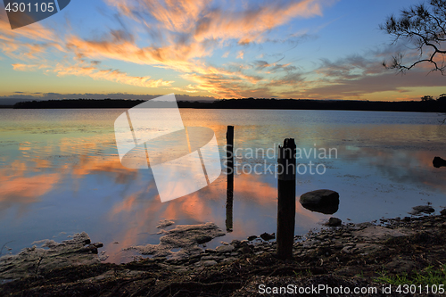 Image of Sunset reflections