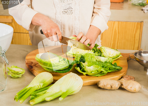 Image of Cabbage kimchi and sauerkraut