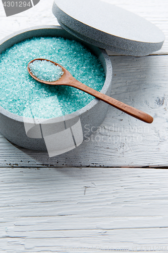 Image of Salt for bath on table