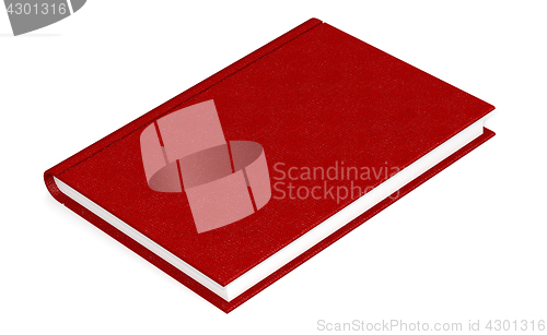 Image of Isolated book with red cover