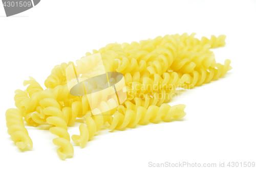 Image of Italian twisted pasta fusilli 