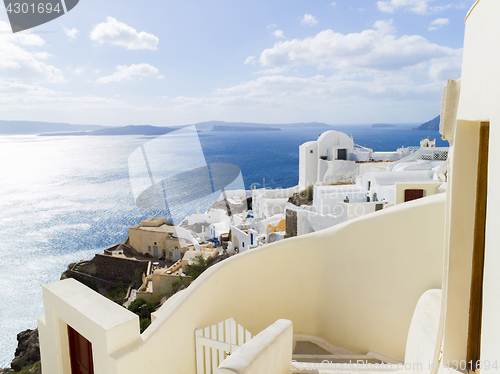 Image of Landscape Santorini Island, Fira, , Greece