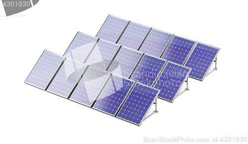 Image of Solar panels generating electricity