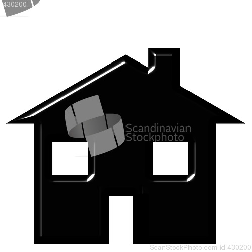 Image of 3D House Silhouette