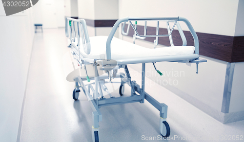 Image of hospital gurney or stretcher at emergency room