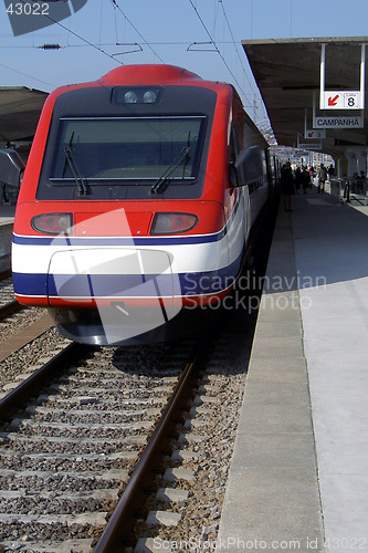 Image of The red train