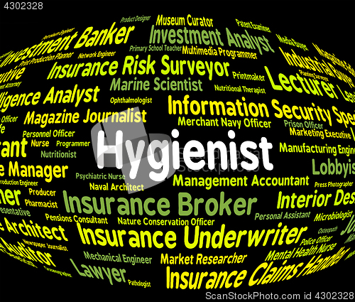 Image of Hygienist Job Indicates Public Health And Clinicians