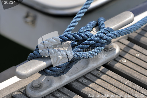 Image of Moored boat