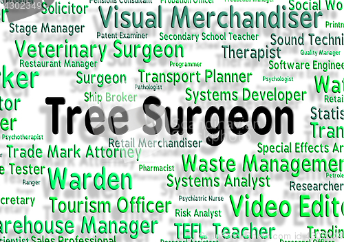 Image of Tree Surgeon Represents General Practitioner And Branch