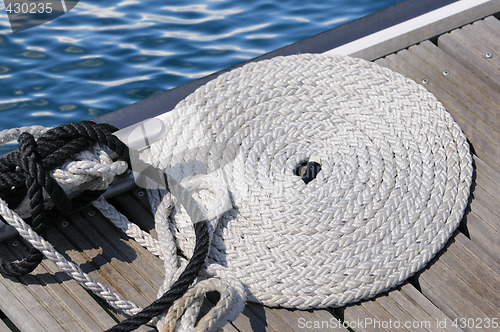 Image of Moored boat