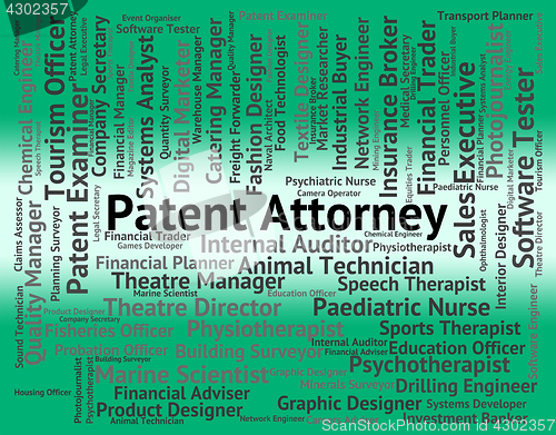 Image of Patent Attorney Shows Performing Right And Da