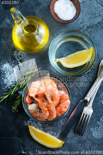 Image of boiled shrimps