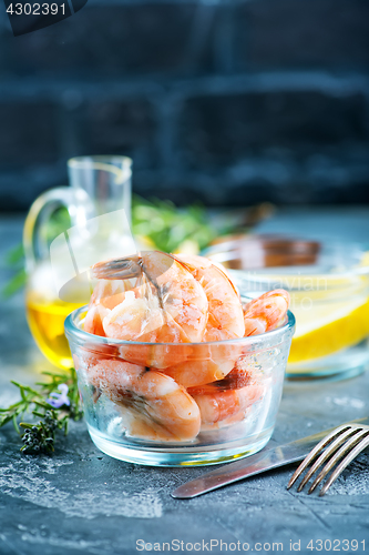 Image of boiled shrimps