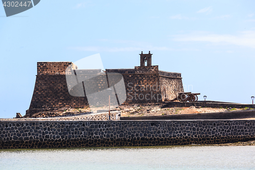 Image of View of Castillo de San Gabriel located in Arrecife, Lanzarote.