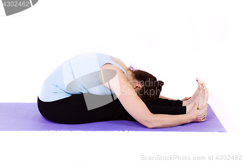 Image of Woman in Yoga Position