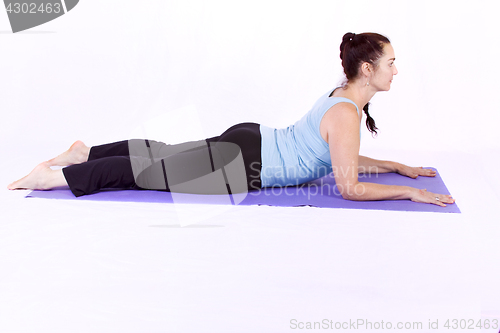 Image of Woman in Yoga Position