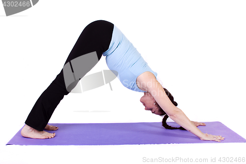 Image of Woman in Yoga Position