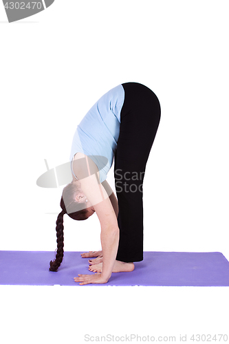 Image of Woman in Yoga Position