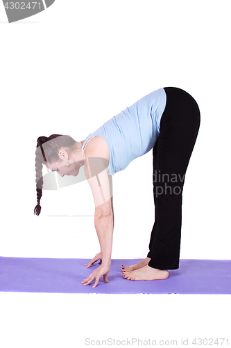 Image of Woman in Yoga Position