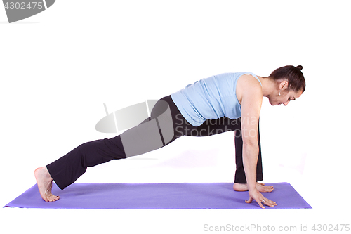 Image of Woman in Yoga Position