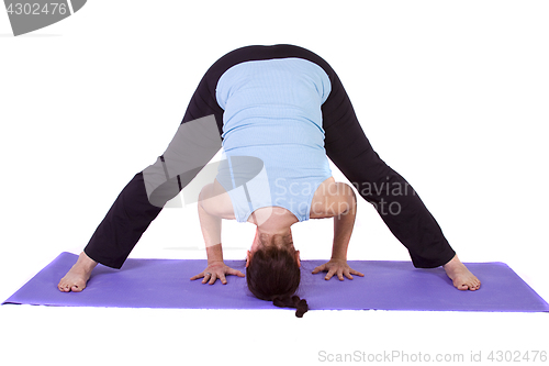 Image of Woman in Yoga Position