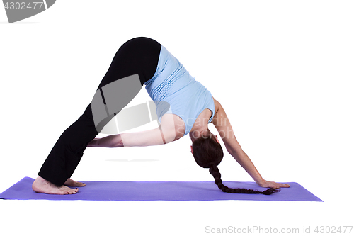 Image of Woman in Yoga Position