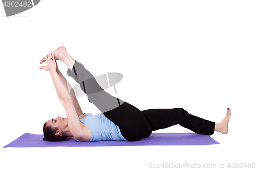 Image of Woman in Yoga Position