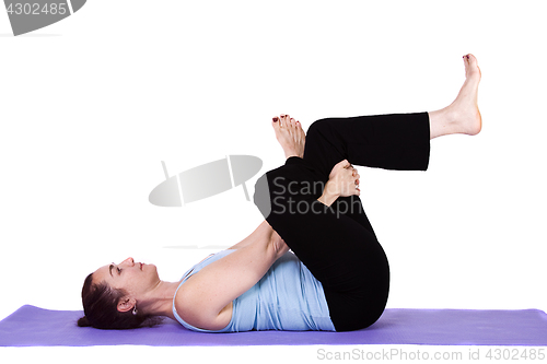 Image of Woman in Yoga Position