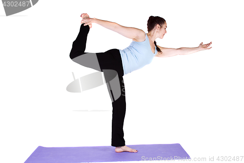 Image of Woman in Yoga Position