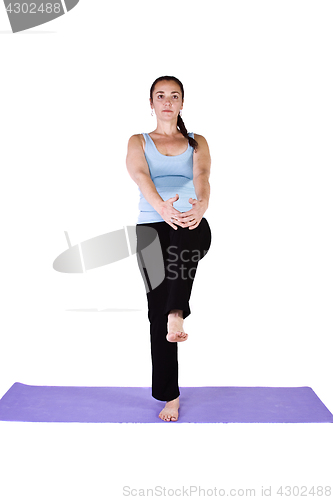 Image of Woman in Yoga Position