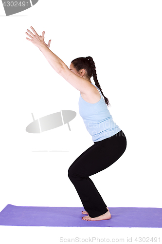 Image of Woman in Yoga Position