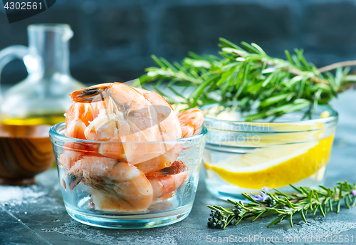 Image of boiled shrimps