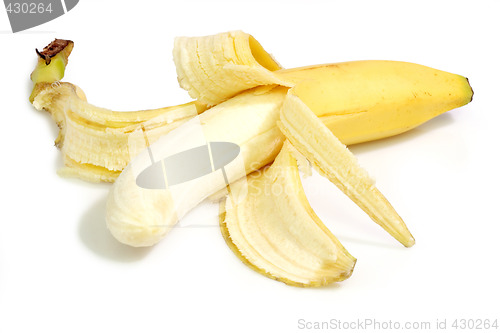 Image of Peeled banana