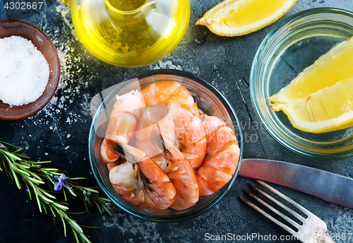 Image of boiled shrimps