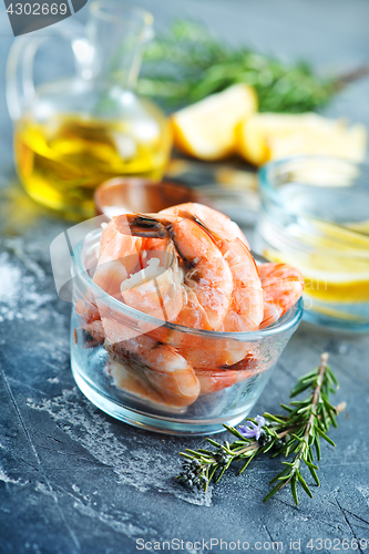 Image of boiled shrimps