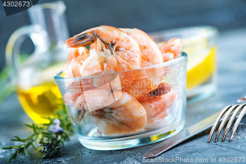 Image of boiled shrimps