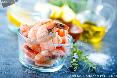 Image of boiled shrimps