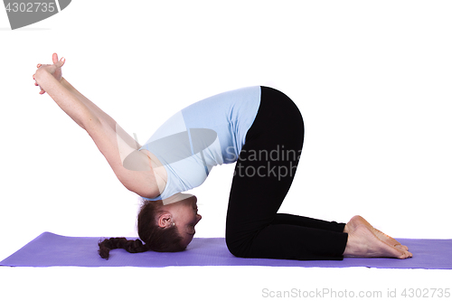 Image of Woman in Yoga Position