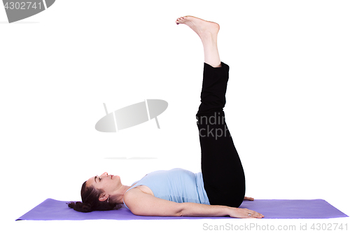 Image of Woman in Yoga Position