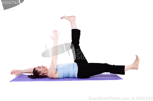 Image of Woman in Yoga Position