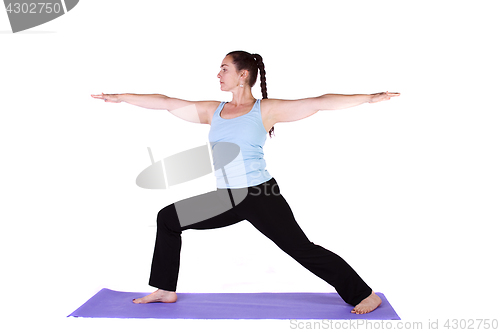 Image of Woman in Yoga Position