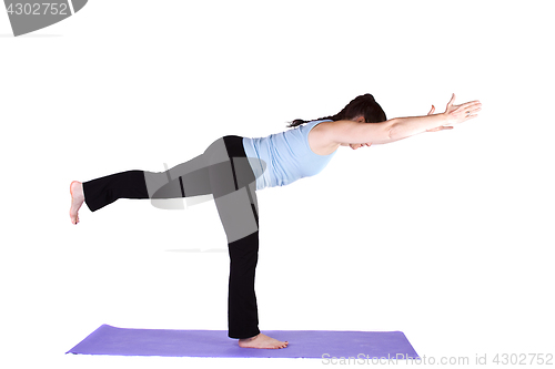 Image of Woman in Yoga Position