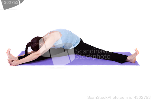Image of Woman in Yoga Position