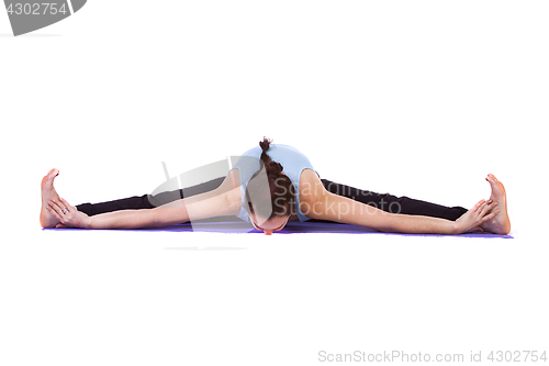 Image of Woman in Yoga Position