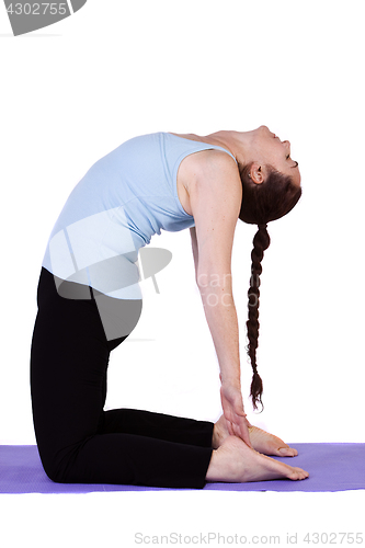 Image of Woman in Yoga Position