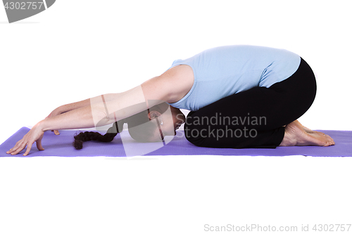 Image of Woman in Yoga Position