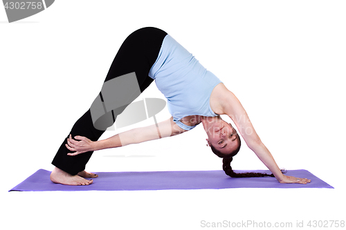 Image of Woman in Yoga Position