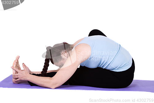 Image of Woman in Yoga Position