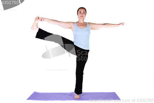 Image of Woman in Yoga Position