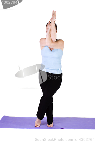 Image of Woman in Yoga Position